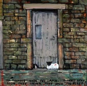 trouble with pet lambs By Peter Brook