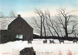 Christmas Empty Pennine farm small